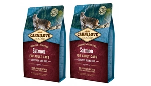 CARNILOVE Cat Salmon Sensitive &amp; Long Hair 2x6kg
