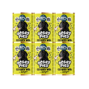 Dobry Pies Mono Hovězí maso s kolagenem 6x400g