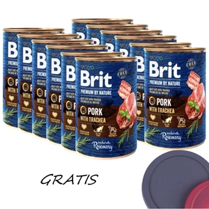 Brit Premium by Nature Pork with Trachea 12x400g SLEVA 2%
