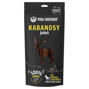 PAKA ZWIERZAKA- Jelení kabanosy 3 ks (80g)