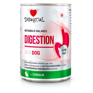 Disugual Karma mokra pro psy Veterinární DIGESTION Králík (dospělý) 400 g
