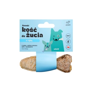 AZANKI Žvýkací kost pro psy - ryba 12 cm