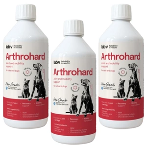 LAB-V Arthrohard 3x500ml Přípravek na podporu kloubů pro psy a kočky