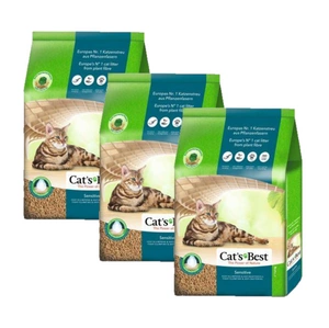 JRS Cats Best Sensitive 3x(20 l / 7,2 kg)
