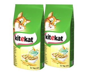 KITEKAT s kuřecím masem a zeleninou 2x12kg