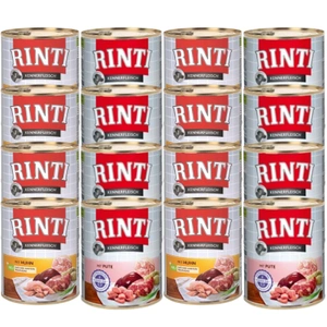 Rinti Kennerfleisch mokré krmivo pro psy Mix příchutí 12x800g