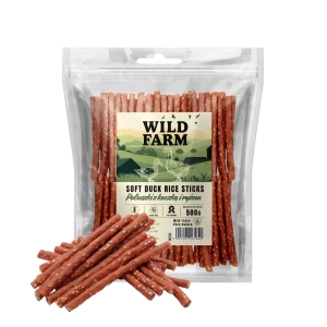WILD FARM tyčinky pro psy s kachnou a rýží 500g