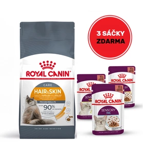ROYAL CANIN Hair&Skin Care 10kg + 3 sáčky mokrého krmiva ZDARMA!!!