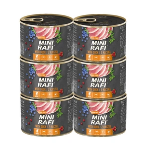 DOLINA NOTECI Mini Rafi s kachnou 6x185g