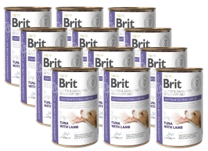 BRIT GF Veterinary Diets Dog Gastrointestinal Low Fat 12x400g – mokré krmivo pro psy