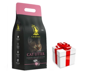 Cat Royale Baby Powder  bentonitová drť 10l + překvapení pro kočku ZDARMA