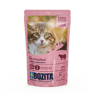 BOZITA Kousky v omáčce s hovězím masem (sáček) 85g