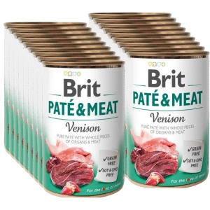 BRIT PATE &amp; MEAT VENISON 24x400g