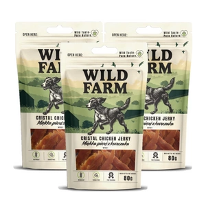 WILD FARM měkká kuřecí prsa 3x80g pamlsek pro psy