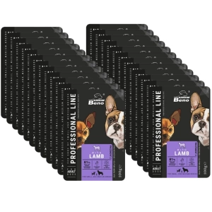 SUPER BENO Adult sáček pro malé a střední psy s jehněčím masem 24x100g