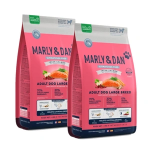 Marly & Dan Adult Dog Large Breed Fresh Salmon Holistic & Hypoallergenic 2x12kg suché krmivo