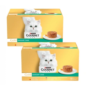 Purina Gourmet Gold Krmivo pro kočky Savoury Cake 96 x 85 g
