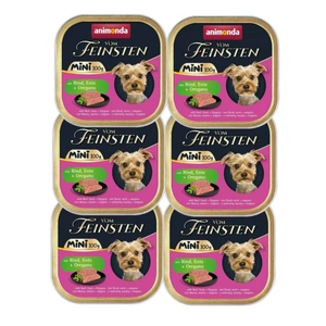 ANIMONDA Vom Feinsten mini adult  hovězí maso 6x100g