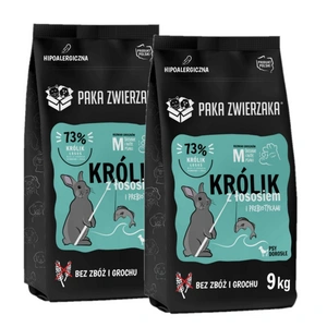 Paka Zwierzaka 9kg Seven’th Heaven-Rabbit s lososem 2x9kg