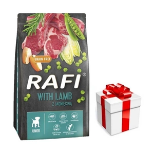 DOLINA NOTECI Rafi Junior suché krmivo pro psy s jehněčím masem 10kg + překvapení pro vašeho psa ZDARMA