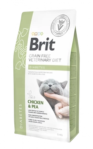 Brit gf veterinární dieta kočka diabetes 5kg