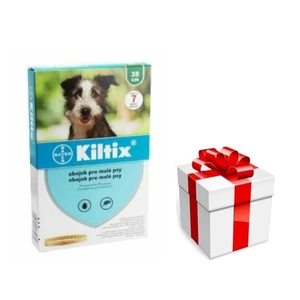 Kiltix Antiparazitní obojek 38 cm + Překvapení pro psa