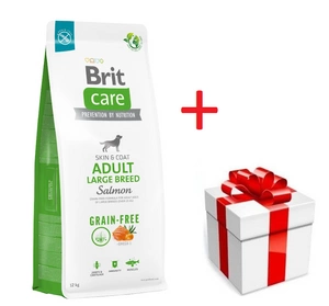 BRIT CARE Dog Grain-free Adult Large Breed Salmon 12kg + Překvapení