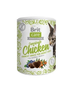 BRIT CARE Cat Snack Superfruits Kuře 100 g
