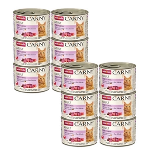 ANIMONDA Cat Carny Adult příchuť: krůtí, jehněčí 12x200g