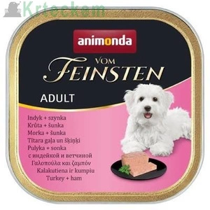 ANIMONDA Dog Vom Feinsten Adult krůta se šunkou 150g