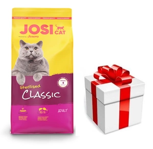 JOSERA JosiCat Classic Sterilised 10kg + Překvapení pro kočku