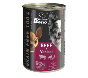 Super Beno PES bezlepkové kousky s hovězím a zvěřinou v omáčce 415 g