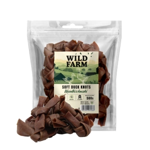 WILD FARM Duck Knots 500g pamlsky pro psy
