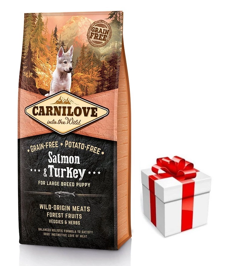 Puppy Food Carnilove Large Puppy Salmon And Turkey Carnilove Dog