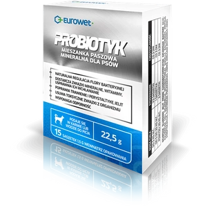 Eurowet Probiotické sáčky pro psy 15 x 1,5 g