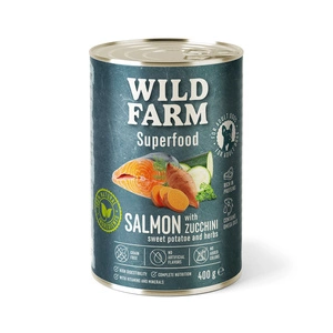 Wild Farm Superfood Salmon 400 g bezobilné krmivo pro psy