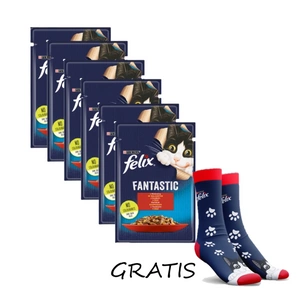 FELIX Hovězí v želé - sáček 26x85g
