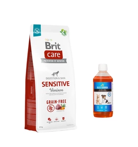 BRIT CARE Grain-free Sensitive Venison 12kg + LAB V 500ml 5% SLEVA!