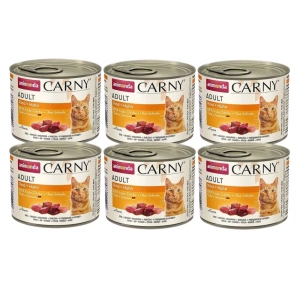 Animonda Carny Adult konzerva hovězí/kuřecí 6x200g