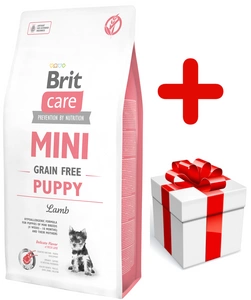 BRIT CARE Mini Grain-Free Puppy Lamb 7kg + PŘEKVAPENÍ ZDARMA !!!