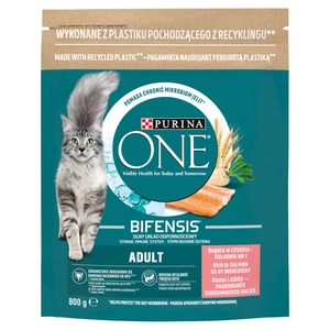 Purina One Cat Adult lososové krmivo 800g