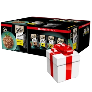 SHEBA sáčky 80x85g Delicacy Poultry flavours + Překvapení pro kočku
