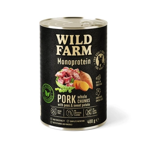 Wild Farm Monoprotein Pork 400g hypoalergenní krmivo pro psy
