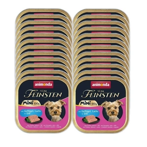 ANIMONDA Vom Feinsten mini adult  drůbež/losos/kopr 24x100g