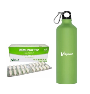 VETFOOD Immunactiv Balance 120 kapslí + VETFOOD- Bidon