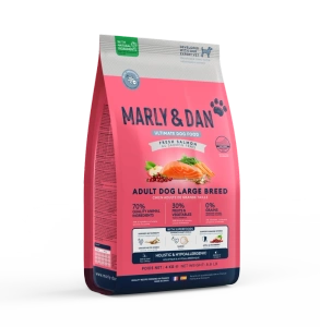 Marly & Dan Adult Dog Large Breed Fresh Salmon Holistic & Hypoallergenic 12 kg suché krmivo
