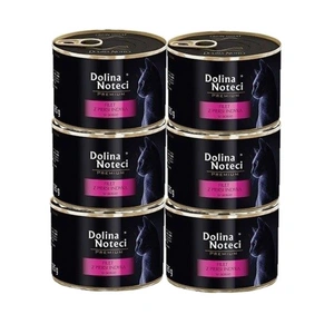 DOLINA NOTECI Premium pro kočky krůtí prsní řízek v omáčce 6x185g