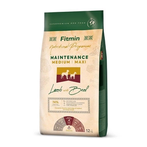 FITMIN Medium Maxi Maintenance Lamb&amp;Beef 12 kg