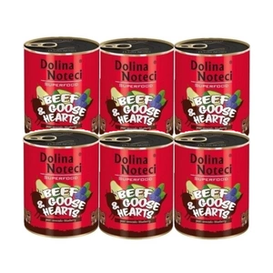 NOTECI PREMIUM SUPERFOOD hovězí maso s husím srdcem 6x400g