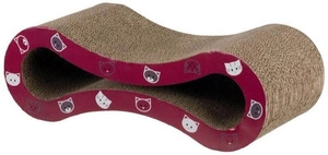 TRIXIE Škrabací vlna MIMI vínově červená 48 x 16 x 22 cm